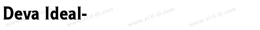 Deva Ideal字体转换